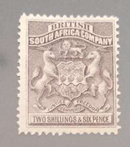 BSAC 1906 2s6d SACC 79 BLUEISH GREY MINT