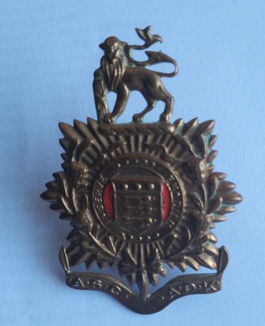 Admin Service Corps Gilding Metal Cap Badge
