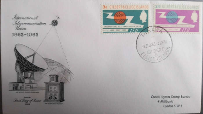 ITU FDC GILBERT & ELLICE 1965
