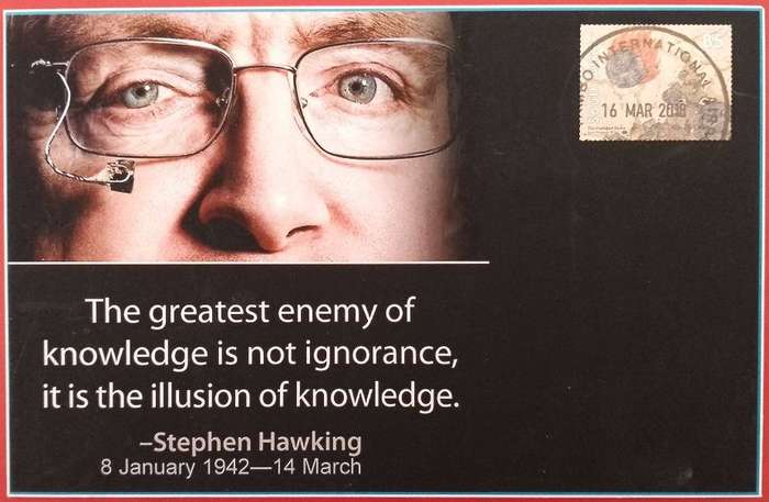 RSA COMMORATIVE OF STEPHEN HAWKING 1942
