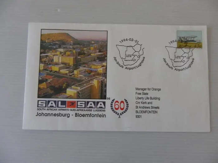 RSA (1994) - SAA #56 Illustrated FDC