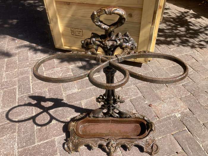 Rare Cast Iron Umbrella Stand
