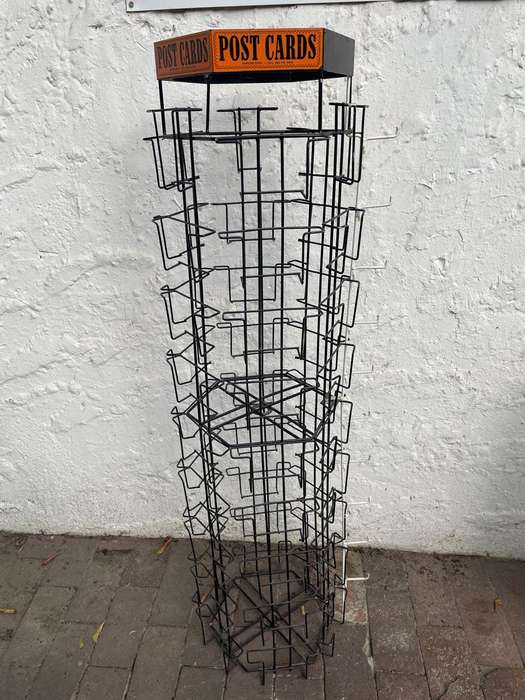 Vintage Postcard Shopstand ( 126 x 27 x 27 cm )