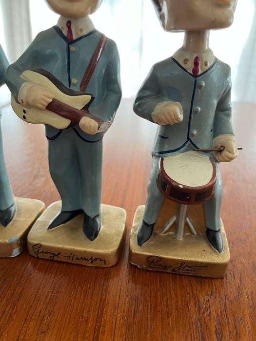 Rare set of Beatles Bubblehead Dolls circa 1964