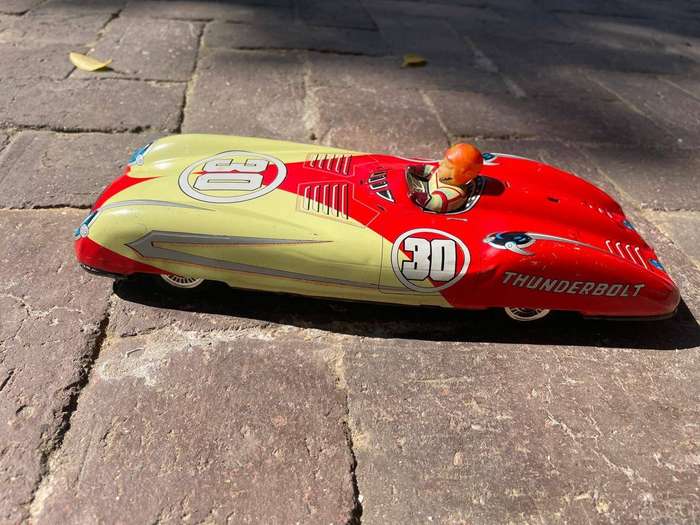 Tinplate : Japanese Tinplate Racer ( 28 x 10 x 6 cm )