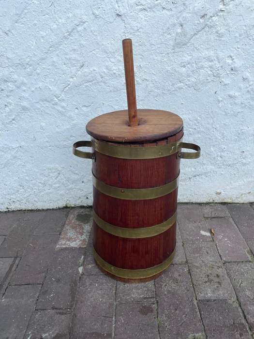 Kaapse Stamper met Koperbeslag  ( 46 x 27 x 28cm )