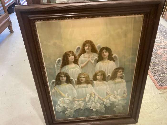 Rare Print: The Heavenly Choir( 76 x 60 cm )