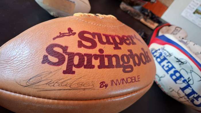 Rugby: Super Springbok Rugby Ball in mint condition