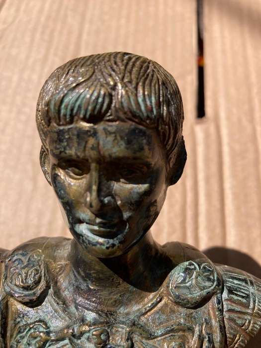 Bronze Bust of Julius Ceasar ( 17 cm )