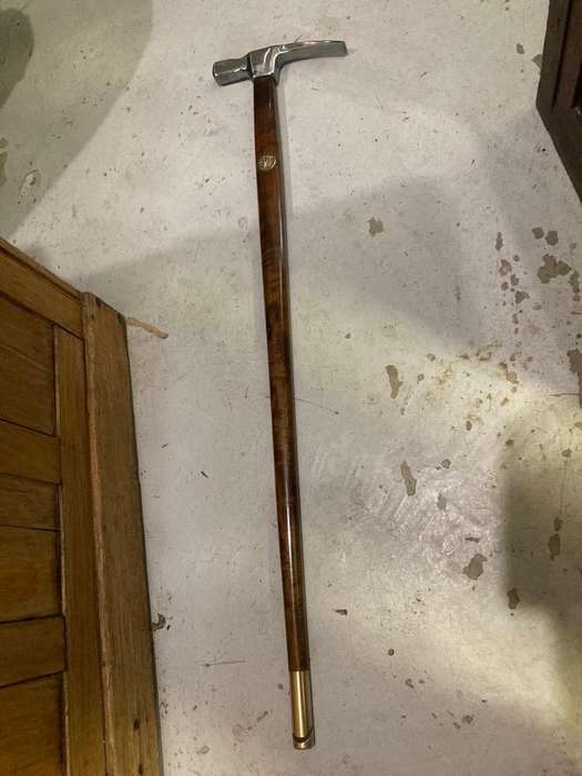 Rare Coalminers Deputy Walking Stick/ Measure Tool ( 89 cm )