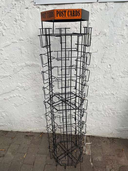 Vintage Postcard Shopstand ( 126 x 27 x 27 cm )