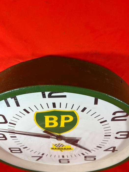 Vintage BP Metal Clock