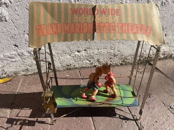 Vintage Boxing Game ( 30 x 23 x 11 cm ) Working