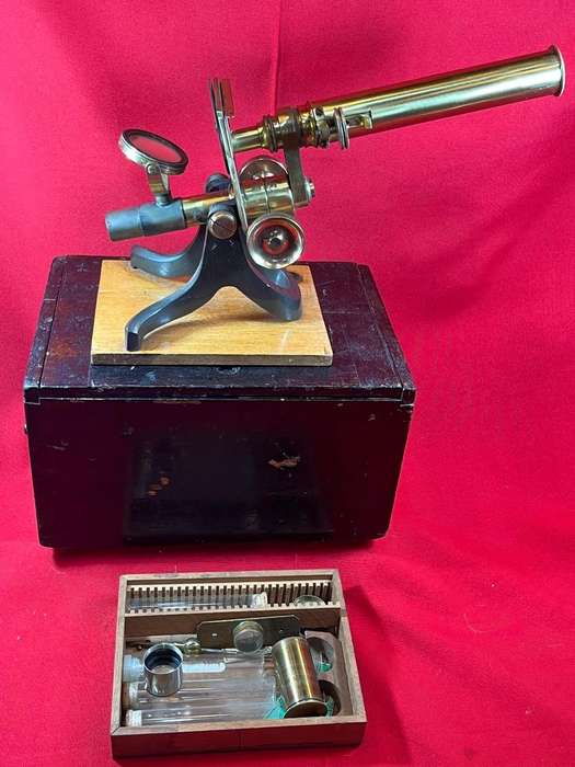 Vintage Brass Microscope J Zentmayer 1876
