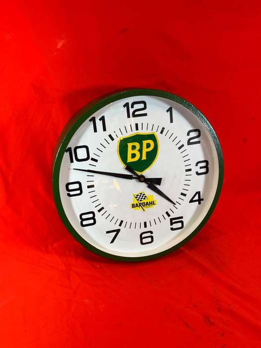 Vintage BP Metal Clock