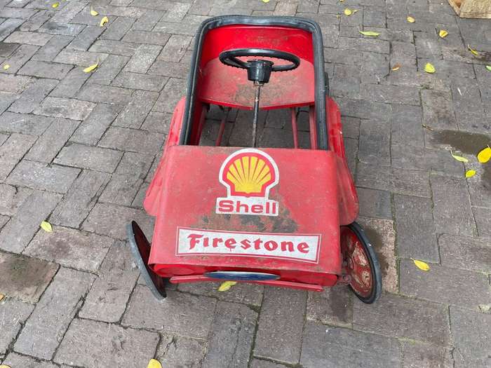 Vintage Tinplate Pedal Car