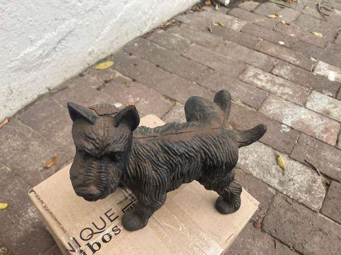 Cast Iron Scotty Dog Doorstop ( 20 x 16 cm )