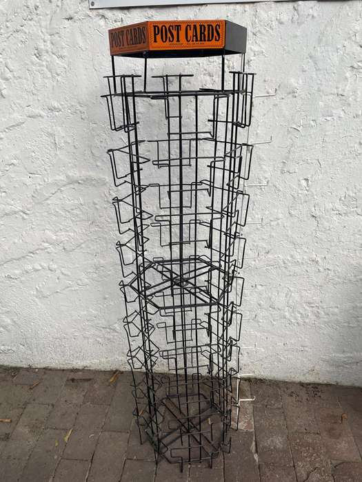 Vintage Postcard Shopstand ( 126 x 27 x 27 cm )