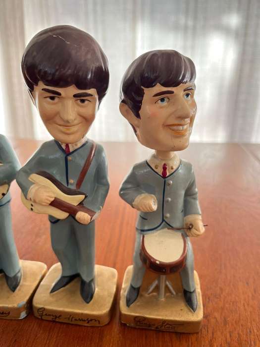 Rare set of Beatles Bubblehead Dolls circa 1964