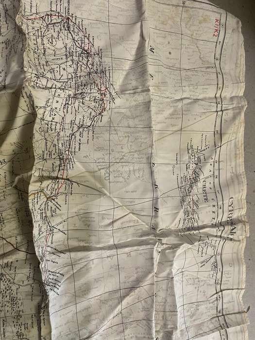 WW11 Pilots Escape Map