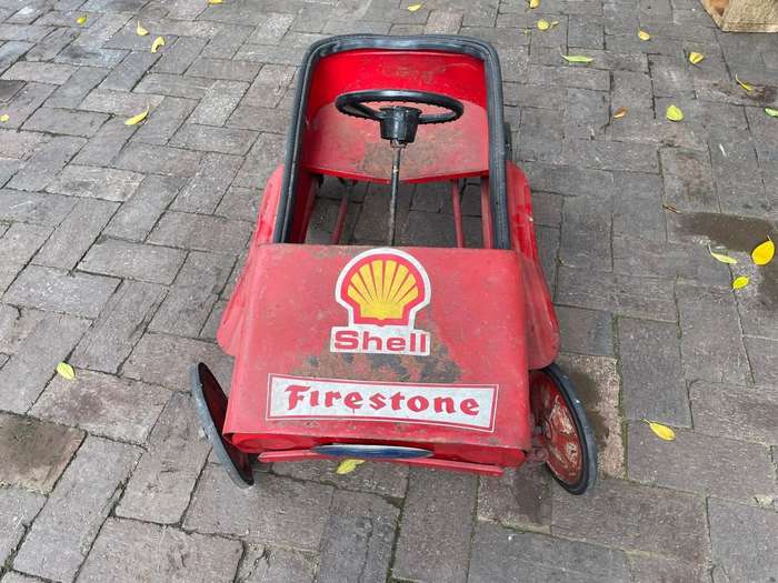 Vintage Tinplate Pedal Car