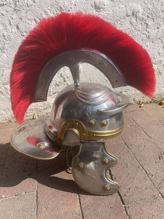 Roman Legionary Soldier Replica Metal Helmet