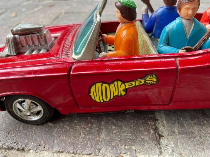 Rare Monkeemobile Tinplate made in Japan