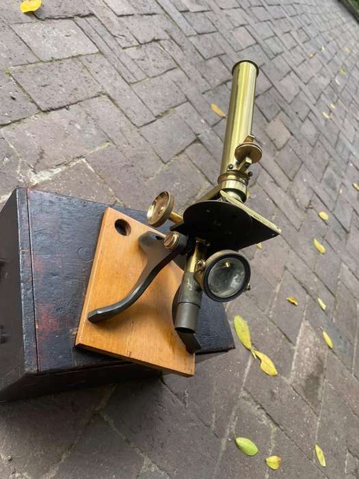 Vintage Brass Microscope J Zentmayer 1876