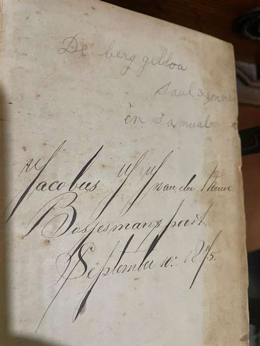 Beautiful Bijbel: Staten Generaal circa 1870, ( 23 x 15x 9cm )