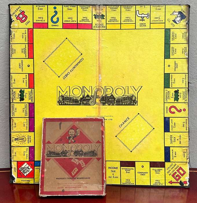 Original Monopoly Set by Waddington circa 1930's