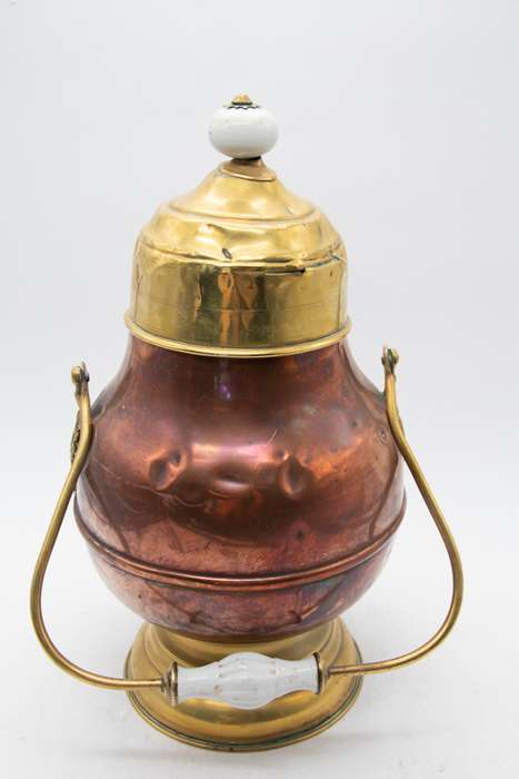 Dutch Brass and Copper Doofpot ( 19th century , 41 cm )