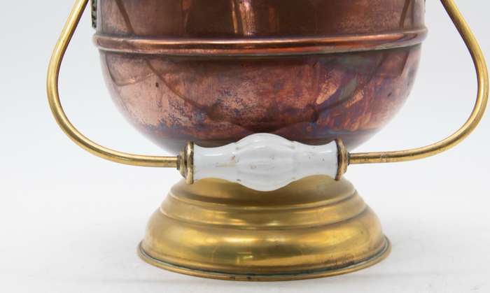 Dutch Brass and Copper Doofpot ( 19th century , 41 cm )