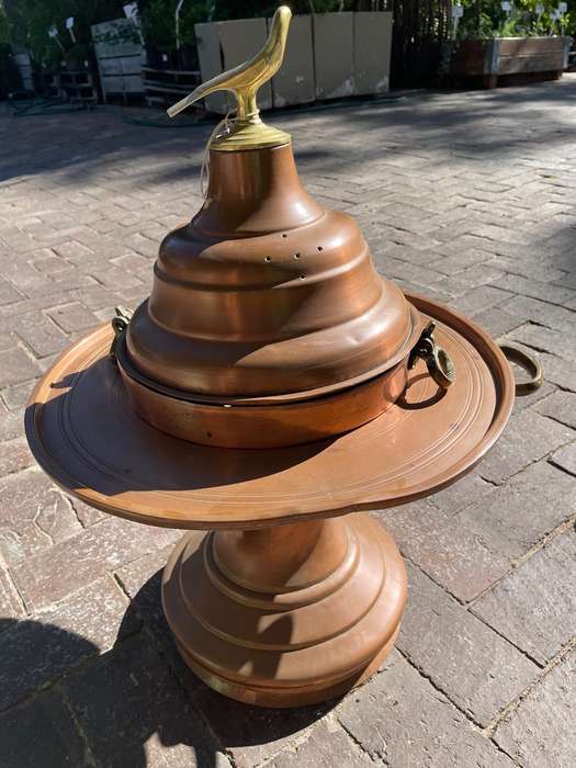 Brass Coal Warmer ( 60 x 43 x 43 cm )