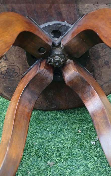 Mahogany Swivel Office Chair