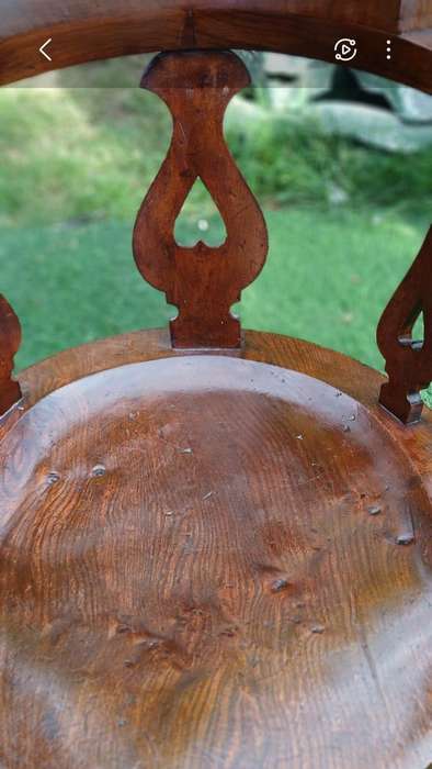 Mahogany Swivel Office Chair