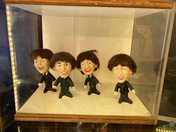 Beatles Remco Dolls in a Display Box circa 1964