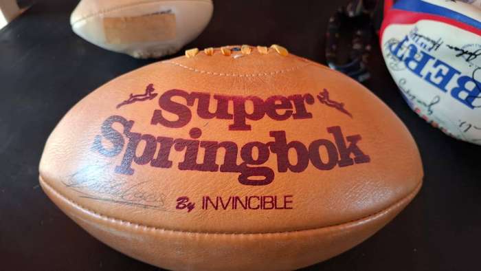 Rugby: Super Springbok Rugby Ball in mint condition