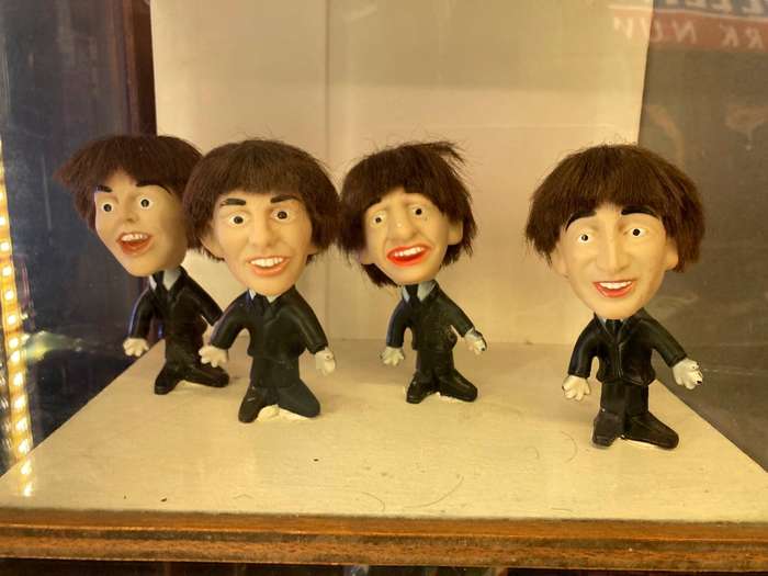 Beatles Remco Dolls in a Display Box circa 1964