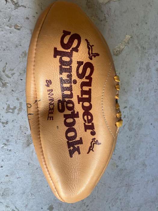Rugby : Super Springbok Rugby Ball in mint condition