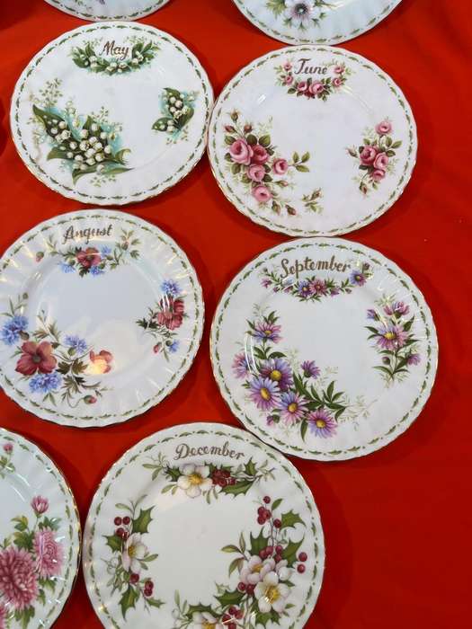 Royal Albert : Flower of the Month Series ( all except October)