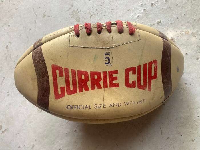 Rugby Balls: Two Vintage Leather Balls