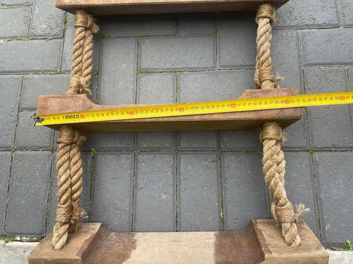 Vintage Japenese Ships Rope Ladder( 460 x 180 x 52 cm )