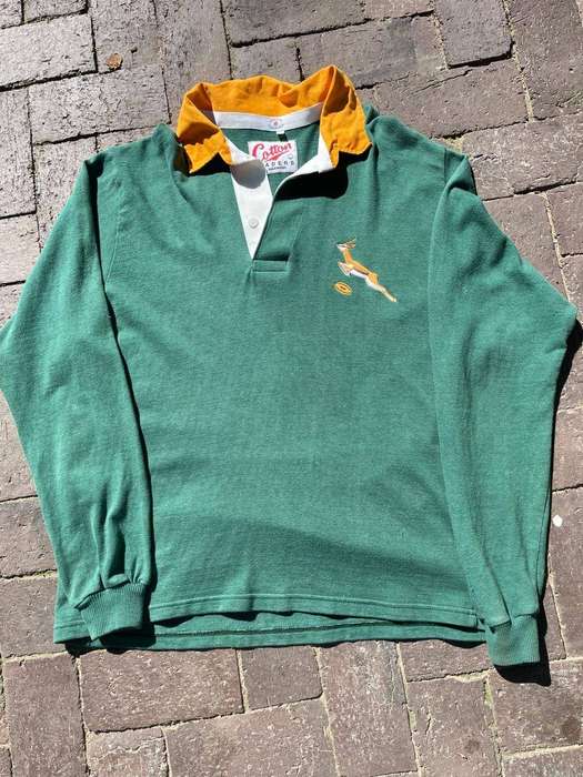 Rugby : Springbok Jersey from 70 's ( supporters)