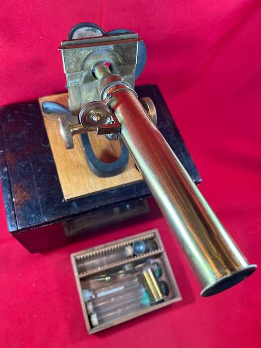 Vintage Brass Microscope J Zentmayer 1876