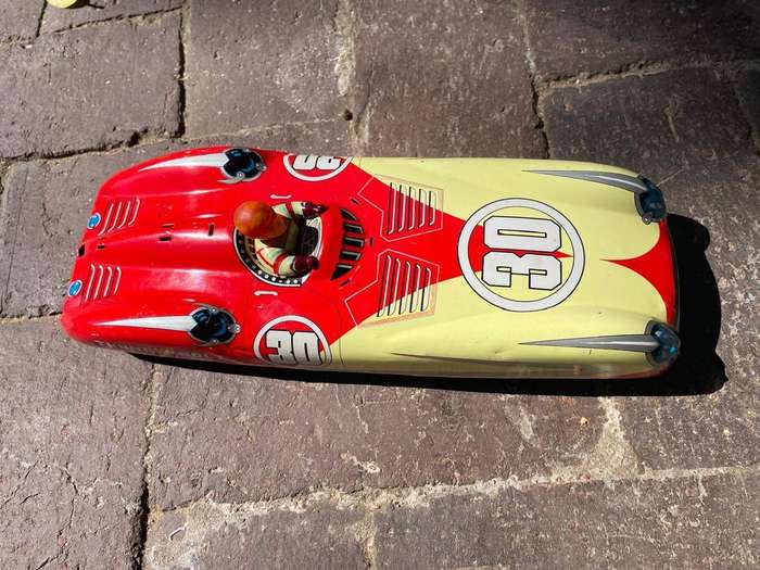 Tinplate : Japanese Tinplate Racer ( 28 x 10 x 6 cm )