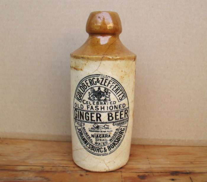 GOLDBERG & ZEFFERTTS JHB & BOKSBURG GINGER BEER BOTTLE