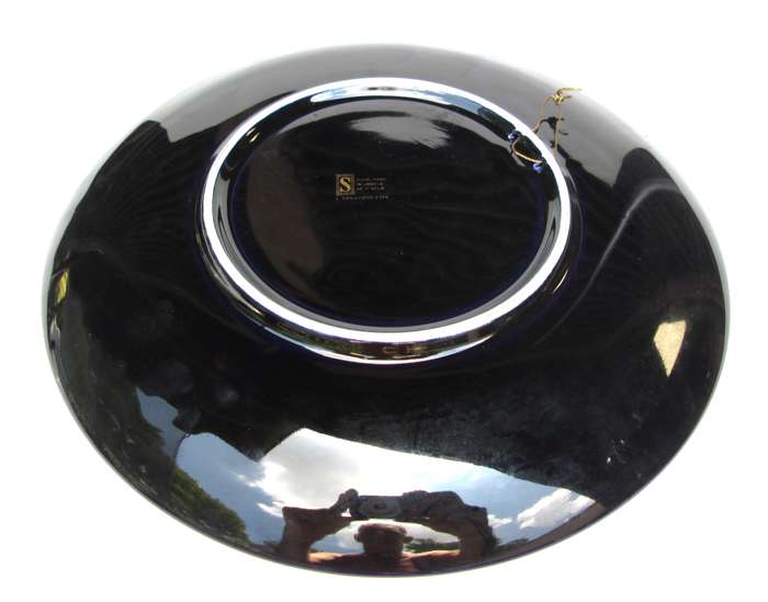 24K GOLD GILDED DESIGN SIGNED I. SPYROPOULOS GREEK PLATE