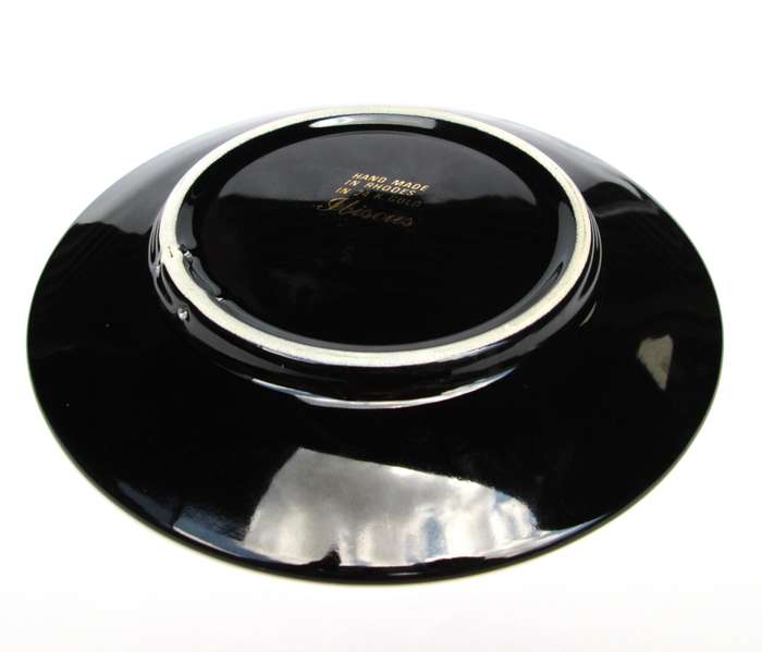 RODOS 24K GOLD GREEK PLATE