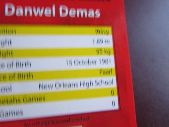 BIG BALL RUGBY - DANWEL DEMAS
