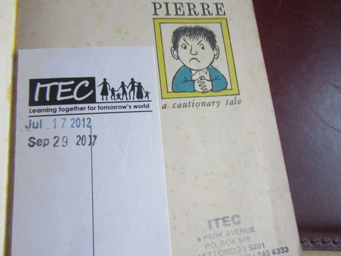 PIERRE - ACAUTIONARY TALE INFIVE CHAPTERS AND A PROLOGUE - MAURICE SENDACK - MD